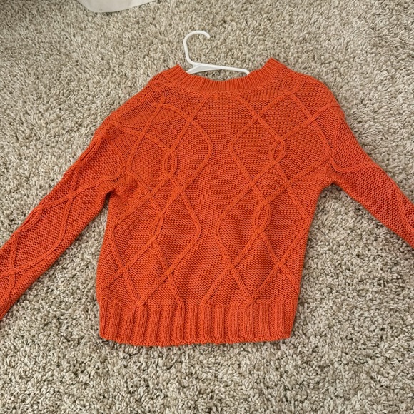Orange girls sweater from Francesca’s size 10 - Picture 3 of 3
